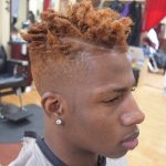 Short Spikes with Side Cuts Black Men Hairstyles