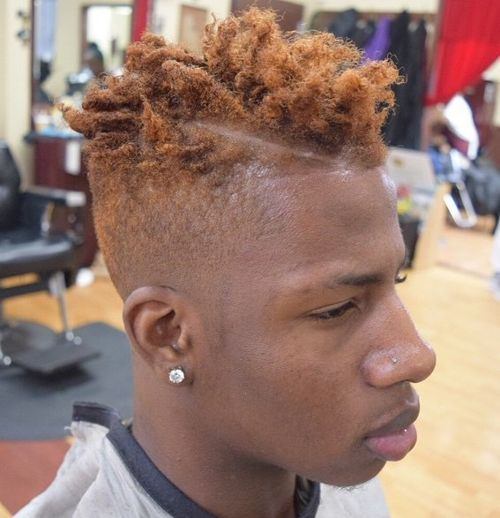  Short Spikes with Side Cuts Black Men Hairstyles