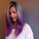 Purple on Grey Hair Lavender Ombre Hair and Purple Ombre