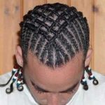 Designed Cornrows Black Men Hairstyles