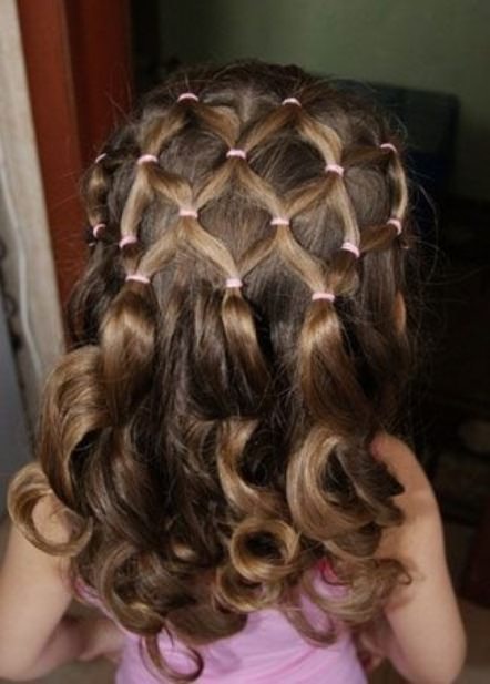 The Beautiful Net Braided Ponytails for Girls