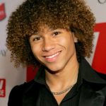 Curls with Golden Shade Black Men Hairstyles