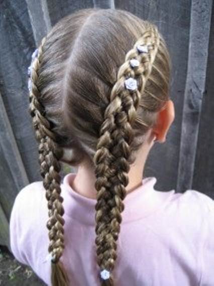 The Two Tails Braid Styles for Girls