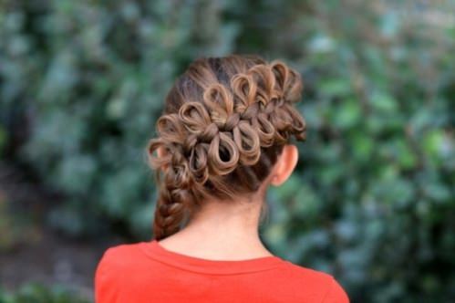Go for the Bow Braid Styles for Girls