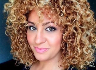 15 Caramel Highlights for Women Caramel on Curls caramel highlights for women