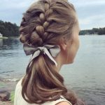 Two Braids with One End Braid Styles for Girls