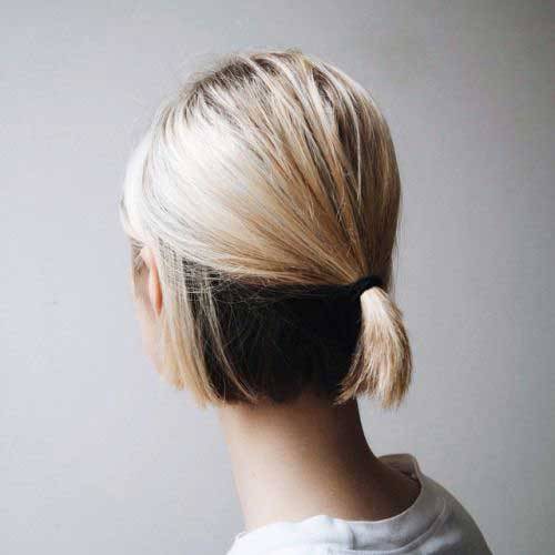 For Two Toned Hair Half Ponytails 