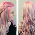 Rainbow on Blonde Rainbow Hairstyles