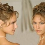 Messy Updo Mid Length Hairstyles
