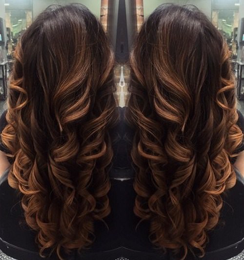 Curls are the Best V-cut and U-cut hairstyles