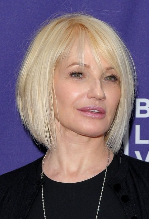 Blonde Bob Hairstyles for Women Over 50