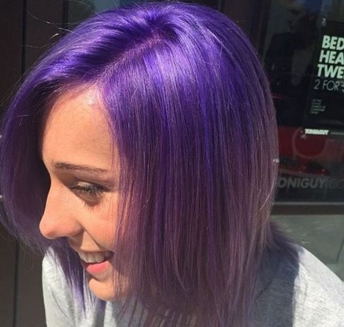  Try the Purple Shade short haircuts