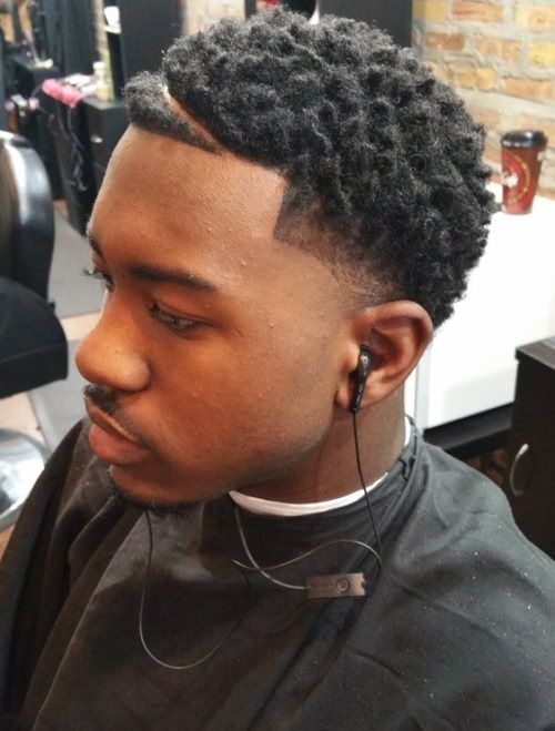Tapered Haircut Black Men Hairstyles