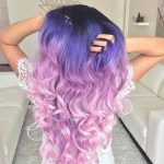 The Trio Lavender Ombre Hair and Purple Ombre