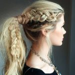 Braided Ponytail Sporty Hairstyles for Women