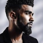 Curls with a Beard Black Men Hairstyles