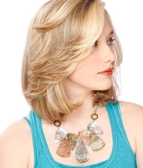 Feathered Hair Short Bob Hairstyles