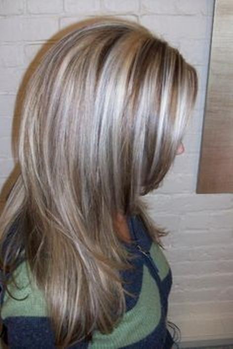 Try it with Grey caramel highlights for women