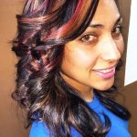 Caramel with Red caramel highlights for women