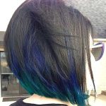 The Peacock Color Short Bob Hairstyles