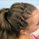 High Pony with a Tiara Braid Sporty Hairstyles for Women