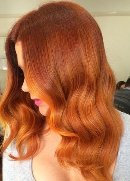 Amber Waves- Shades of red hair