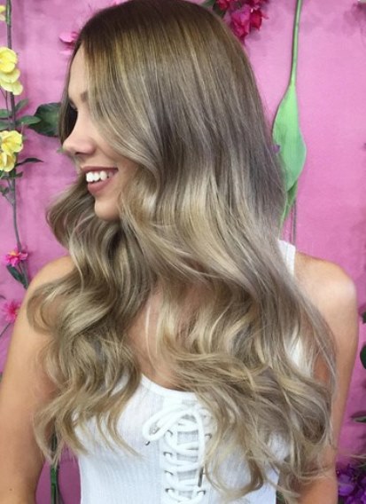 Ash Blonde with Silver Touch- Ash blonde hair looks