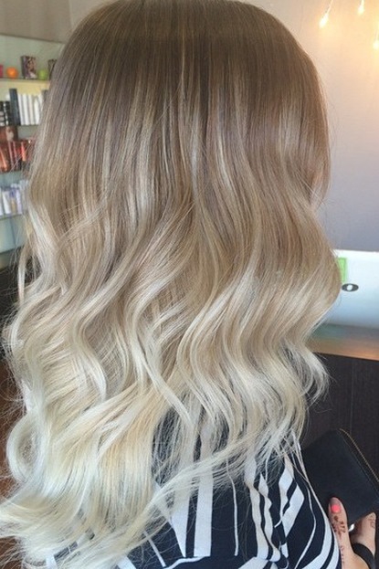 Baby Blonde Ombre- Ash blonde hair looks