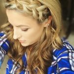 Braided Bang Hairstyles  with Curls