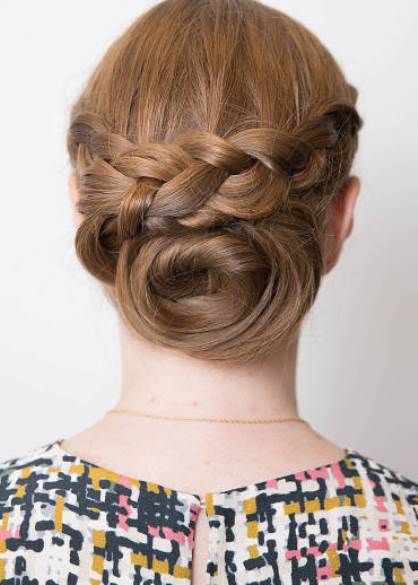 Braided Bun- Binding hairstyles