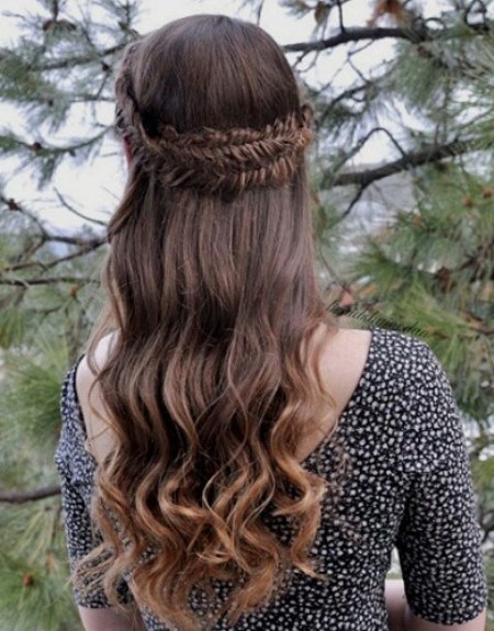 Braided Crown- Hairstyles for teenage girls