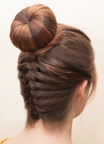 Braided Side Bun- Homecoming updos