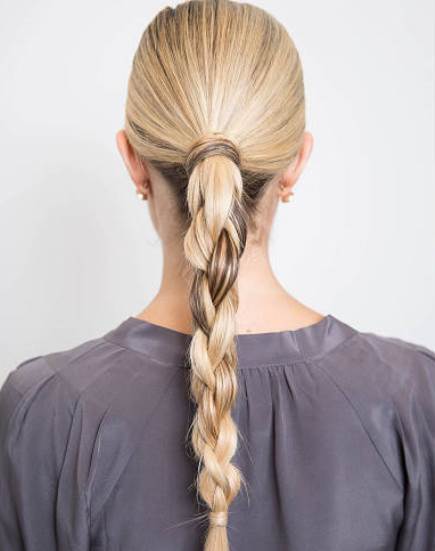 Braided Top Knot- Binding hairstyles