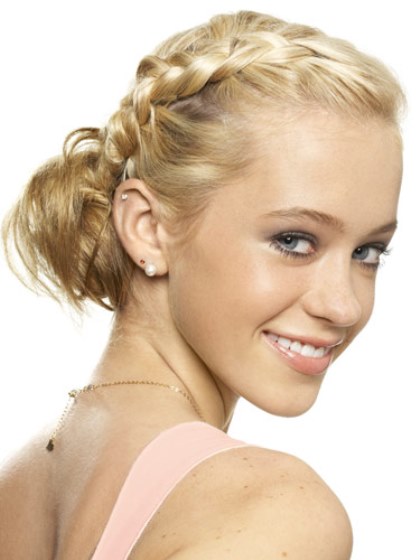 Braided Updo- Hairstyles for prom