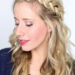 Braids with Bohemian Waves- Braided bang hairstyles