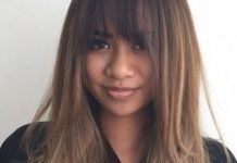 15 Gorgeous Long Hairstyles with Bangs Brown Ombre long hairstyles with bangs