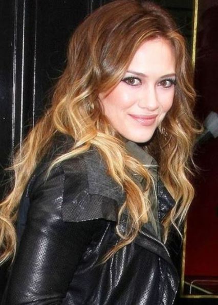 Caramel and Blonde Ombre hair color ideas