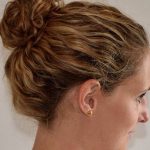 Casual Bun- Curly hairstyles