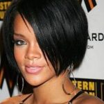 Classy Rounded Bob- Rihanna’s short hairstyles