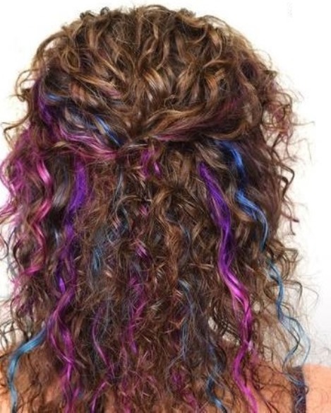 Colorful Curly Hairstyles