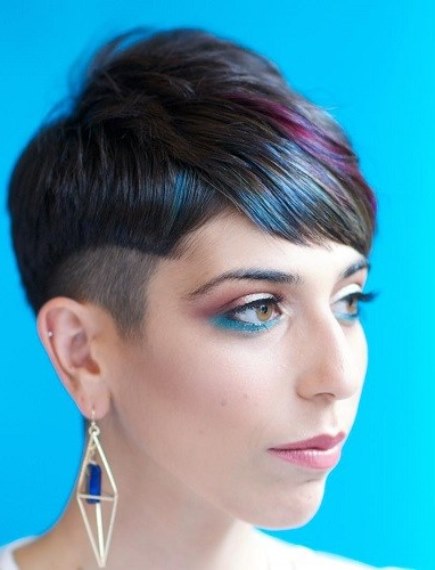 Colorful Pixie Cuts