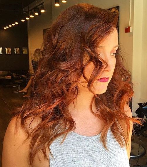 Colored Tips Fall Hair Colors