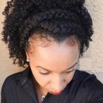 Curly Braided Headband- Curly hairstyles
