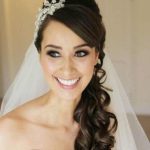 Curly Hairstyle with a Bouffant- Wedding curly hairstyles