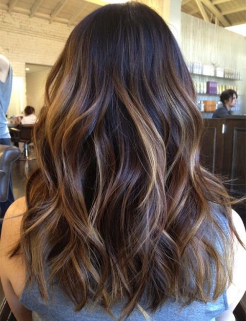 Dark Brown Balayage Hair Color