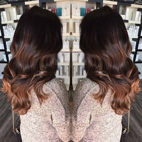 Colored Tips Fall Hair Colors