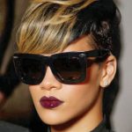 Dramatic Mohawk Style- Rihanna’s short hairstyles