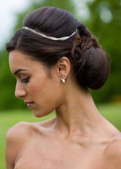 Elegant Downdo with a Bouffant- Bridal hairstyles
