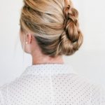 French Braided Updo- French twist updos
