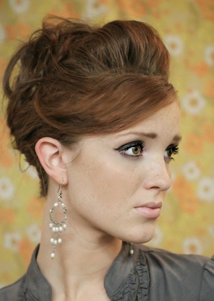 Tousled French Twist Updo- French twist updos